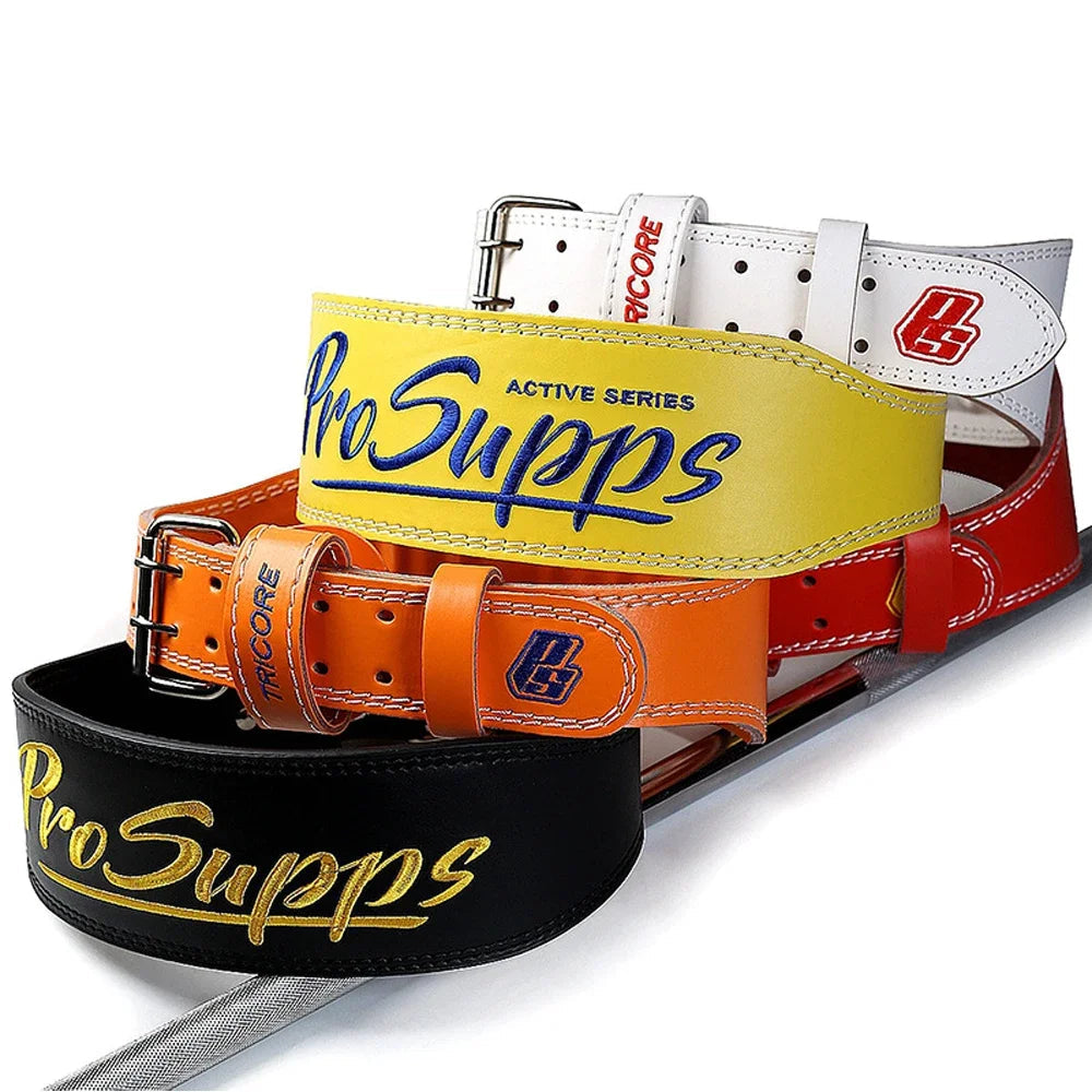 Kožni pojas za teretanu - Zlato